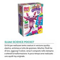 LISCIANI SLUMI SCIENCE POCKET SQUISH AXOLOTL ETA' 7+ 110322 432