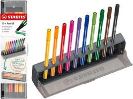 PENNARELLO STABILO PEN 68 CLICK SET 7 COLORI ASS 6810-7 0351