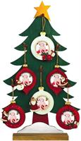 NATALE DECORI LEGNO APP.LI P/FOTO EXPO ALBERELLO 36PZ L988