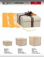 SCATOLA REGALO 30x30x25 QUADRATELLA GOFFR.AVORIO MAX 8KG 804/11G