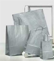 SHOPPERS ARGENTO MANICO RITORTO 55X15x49 CF50 SA49A0119ARGENR