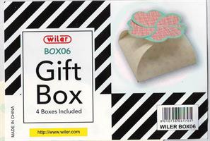 SCATOLA REGALO FIORE DA MONTARE 4PZ BOX06