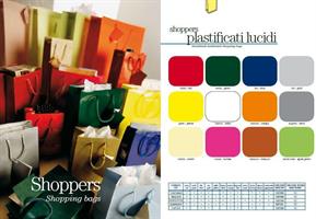 SHOPPERS BLU PLASTIFICATE MANICO CORDONCINO+BIGL. 32x44 CF12