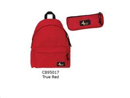 ZAINO 4FASY TRUE RED + PEN CASE 95017