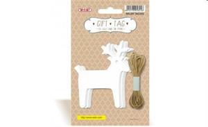 ETICHETTE C/FILO RENNA DA 20 TAG205