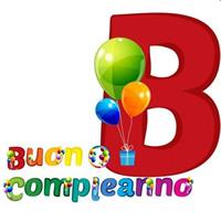 FESTONE BUON COMPLEANNO BALLONS 3MT 54476