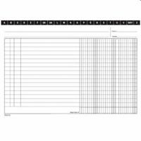 DU155540000 SCHEDA RIGHE BIANCA 140GR 21X15 CF100