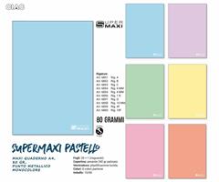 SUPERMAXI CIAC 80GR COP.240GR FG.20+1 PASTELLO RIG. 10MM 6858