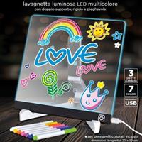 LAVAGNETTA LUMINOSA LED MULTICOLORE PLEXY LIGHT PRO IGZ272PROK