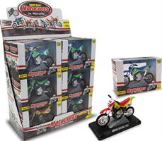 METAL KIDS MOTOCROSS METALLO 1:18 C/SUONO 12PZ TEOREMA 60996 551