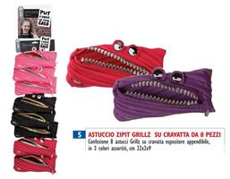 Astuccio GRILLZ su cravatta da 8 PZ cm 22x2x9 ZIP012 005