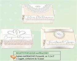 ASSORTIMENTO PORTASOLDI MATRIMONIO CF12 CROMO NO.7249