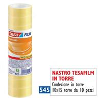 ADESIVO 15X10 TESA TRASPARENTE DA 10PZ 57386