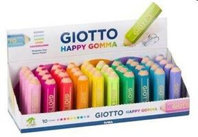 GOMMA GIOTTO HAPPY DA 40 PZ FILA FORMA MATITA 233800