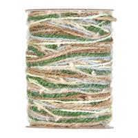 NASTRO 15MT JUTA MULTICOLOR VERDE/NAT PIOVACCARI 2556 17
