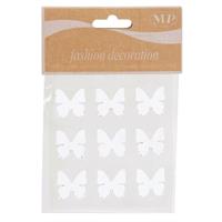 FARFALLE LEGNO BIANCO 3CM BLISTER DA 9 PIOVACCARI T110 01