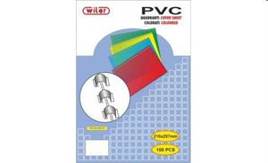 COPERTINA PER RILEGARE PVC A4 BLU 18/100MY CF100 WILER CT02PVCBL