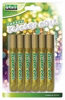 GLITTER COLL LEBEZ 10,5ML 6TUBETTI ORO 5131O-O