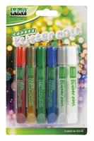 GLITTER COLL LEBEZ 10,5ML 6TUBETTI ASSORTITI 5131-ASS
