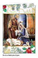 BIGLIETTI NATALE RELIGIOSI 11,5x17 ASS 12PZ CROMO NT.9279 141