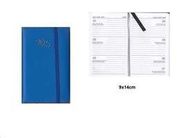 AGENDA 2025 SETTIMANALE 9x14 BLU C/ELASTICO 25748