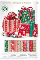CARTA REGALO NATALE PIEGATA ECOCARTA 70x100 DA 100 EC40002N