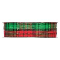 NASTRO SCOZZESE 40MM X 45 MT ROSSO/VERDE PIOVACCARI 2276G 73