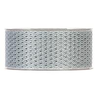 NASTRO RETE ESAGONI 5CM X20MT ARGENTO PIOVACCARI 1828P 40