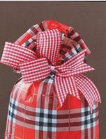 BUSTE REGALO 15X25 SCOZZESE ROSSO/ORO PERLATO CF50 X855002152500