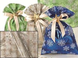 BUSTE REGALO 25X40 CRYSTAL ECRU METALLIZZ CF50 U-405ACCY4NEC