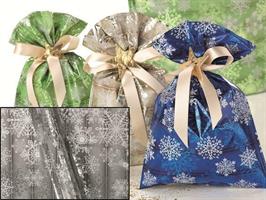 BUSTE REGALO 25X40 CRYSTAL GHIACCIO METALLIZZ CF50 U-405ACCY4NGH