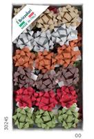 COCCARDA 10MM ASSORTITO GLITTER 50PZ 023072 30245 00