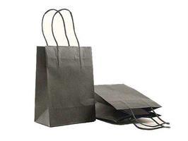 SHOPPERS MANICO RITORTO NERO 26x11x35 CF25 047589
