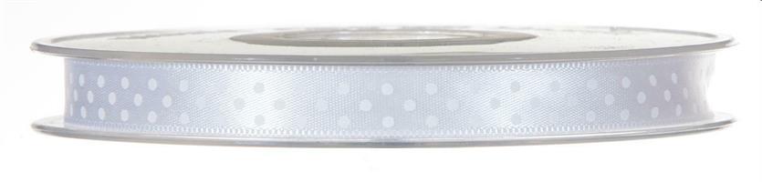 NASTRO RASO MM10X20MT POIS BIANCO PIOVACCARI 2140P 01