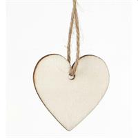 DECORAZIONE CUORE 4CM IN LEGNO NATURALE PIOVACCARI CF24 N024P00