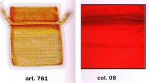 SACCHETTO ORGANZA 7,5X10 ROSSO PIOVACCARI CF10 761 08