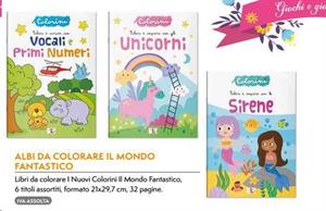 ALBI DA COLORARE IL MONDO FANTASTICO 32PG 48577-591-423-854