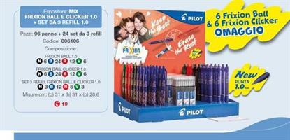 PILOT ESP MIX FRIX BALL+CLICKER+REFILL PUNT 1 PZ96+24 006106