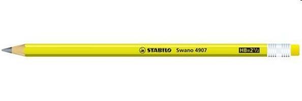 MATITA STABILO SWANO FLUO GIALLO 4907/HB-24