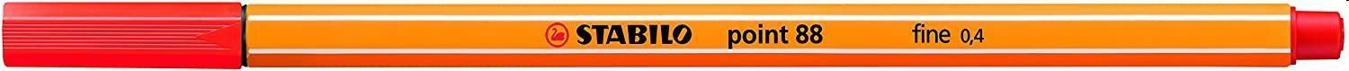 PENNA STABILO POINT 88/48 ROSSO CHIARO DA 10PZ