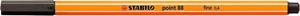 PENNA STABILO POINT 88/65 TERRA D'OMBRA DA 10PZ