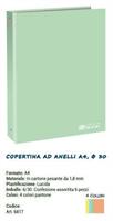 COPERTINA 4 ANELLI 27X32 D.30 MONOCOLORE PASTELLO CF6 6817