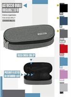 ASTUCCIO OVALE ORGANIZZATO MONOCOLORE COMIX COL. ASS.TI 73829