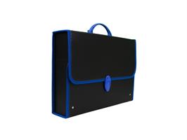 VALIGETTA POLIONDA 40X28X8 BORDO TESSUTO NERO 1CH 100501114 0075