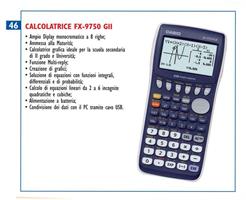 CALCOLATRICE GRAFICA CASIO 64 KB FX-9750GII S EH 439