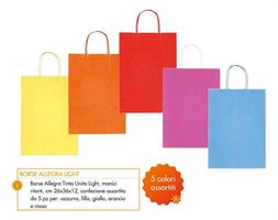 SHOPPERS ALLEGRA TINTA UNITA LIGHT 26x12x36 25pz SDF26LIT