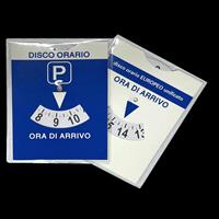 DISCO ORARIO ECONOMICO TRASPARENTE EXPO DA 36 PZ ALPLAST 1022E