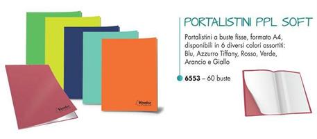 PORTALISTINO VERNICE FRESCA 22X30 60 BUSTE COL. PASTELLO 6553