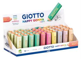 GOMMA GIOTTO HAPPY PASTEL DA 40 PZ FILA 234000