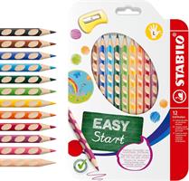 PASTELLI STABILO DA 12PZ MANCINI EASY COLORS +TEMP 331/12 0371